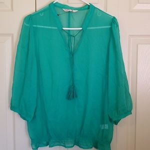 Sheer blouse